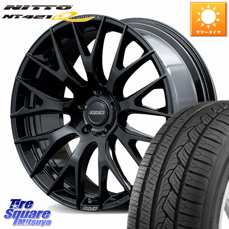 NITTO ニットー NT421Q サマータイヤ 245/45R20RAYS 【欠品次回9~10月】 HOMURA 2x9R ホイール 20インチ 20X8.5J 38 5穴 114.3 RAV4 50系 NX レクサス ハリアー Escape|タイヤスクエアミツヤ