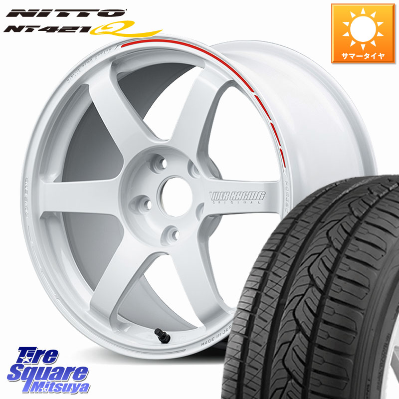 NITTO ニットー NT421Q サマータイヤ 215/60R17RAYS 【欠品次回3~4月】 TE37 SAGA S-plus TIME ATTACK EDITION VOLK RACING 鍛造 ホイール 17インチ 17X7.5J 45 5穴 114.3 C-HR RC系オデッセイ後期 CX-30 MX-30 20系アルファード エスティマ ヴェルファイア UX レクサ｜タイヤスクエアミツヤ