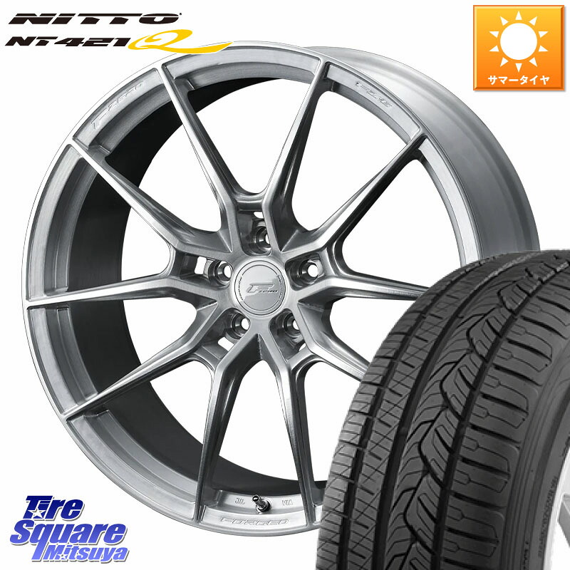 WEDS 【欠品次回4月下旬】 F ZERO FZ-6 FZ6 鍛造 FORGED ホイール 20インチ エフゼロ 20 X 8.5J +30 5穴 114.3 NITTO ニットー NT421Q サマータイヤ 235/55R20