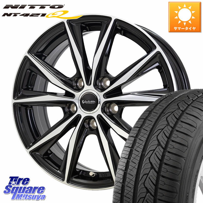 HotStuff Valette Sting ヴァレット スティング ホイール 17インチ 17 X 7.0J +48 5穴 114.3 NITTO ニットー NT421Q サマータイヤ 225/60R17 E52エルグランド ZR-V レヴォーグレイバック SL系フォレスター SK系フォレスター