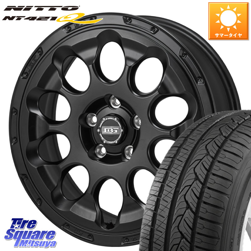 KOSEI BOTTOM GARCIA CHRONO ホイール 17インチ 17 X 7.0J +38 5穴 114.3 NITTO ニットー NT421Q サマータイヤ 235/65R17 50系RAV4