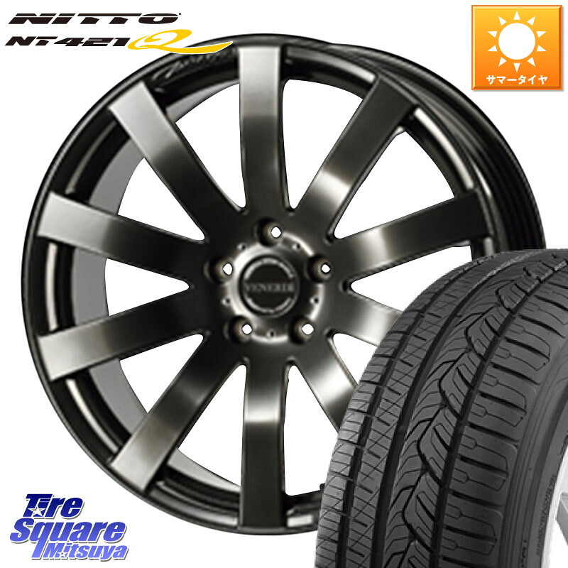 NITTO ニットー NT421Q サマータイヤ 235/55R19コスミック VENERDI Zwinger M14 球面座ボルト専用 ホイール 19インチ 19X8.0J(M14B) 38 5穴 114.3 レクサスNX20系 クラウンスポーツ クラウンエステート ソルテラ bZ4X RZ レクサス|タイヤスクエアミツヤ