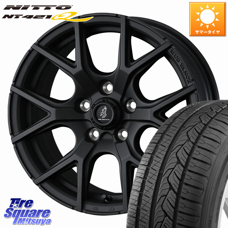WEDS 【欠品次回05月中旬】 マッドヴァンス MUDVANCE SD ホイール 18インチ 18 X 7.5J +35 5穴 114.3 NITTO ニットー NT421Q サマータイヤ 235/55R18