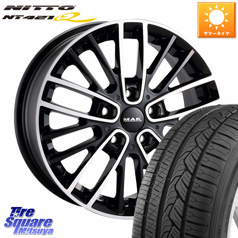 阿部商会 MAK CHELSE ホイール 17インチ 17 X 7.5J(MINI U25) +42 5穴 112 NITTO ニットー NT421Q サマータイヤ 225/60R17 MINI ミニ カントリーマン U25※ホイール注文時は「TRIM」種別を必ずお知らせください 102,284円