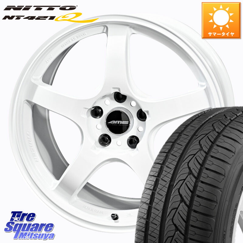 NITTO ニットー NT421Q サマータイヤ 235/65R17KYOHO TRACER GT-V ホイール 17インチ 17X7.5J 48 5穴 114.3 CX-5 CX5 MAZDA CX-7 CX7 MAZDA CR-V｜タイヤスクエアミツヤ 106,490円