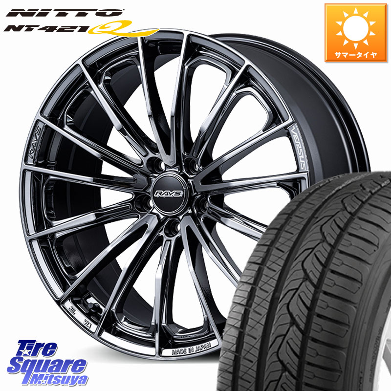 NITTO ニットー NT421Q サマータイヤ 215/50R18RAYS 【欠品次回2月末】 VERSUS VOUGE SE ホイール 18インチ 18X7.0J 48 5穴 114.3 60系プリウス ヤリスクロス CX-3 セレナ SERENA 日産|タイヤスクエアミツヤ