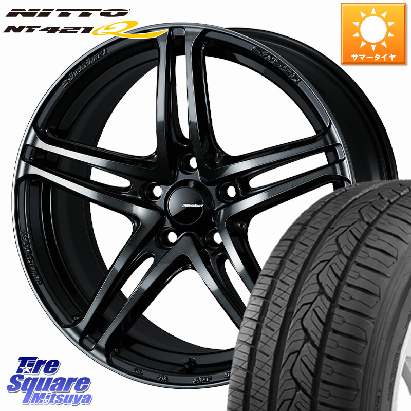 NITTO ニットー NT421Q サマータイヤ 225/60R18WEDS WedsSport SA-52R SA52R ウェッズ スポーツ ホイール 18インチ 18X7.5J 35 5穴 114.3 50系RAV4 80系ハリアー RAV4 50系 デリカD:5 D5 カスタムサイズ NX レクサス|タイヤスクエアミツヤ
