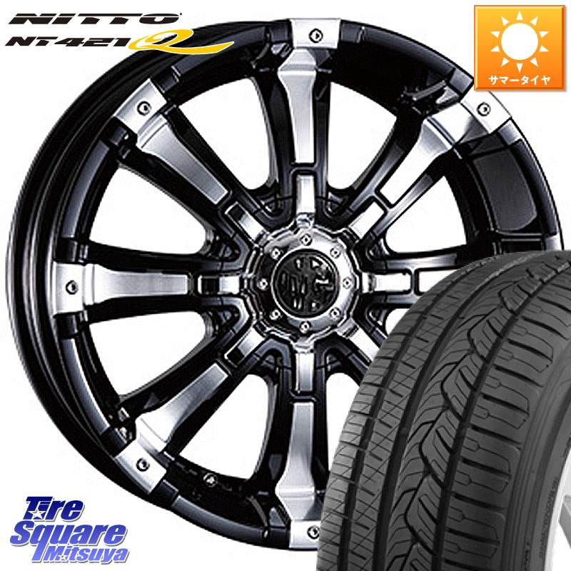 CRIMSON クリムソン BEAST ビースト ホイール 18インチ 18 X 8.5J +35 6穴 139.7 NITTO ニットー NT421Q サマータイヤ 265/60R18 トライトンGSR