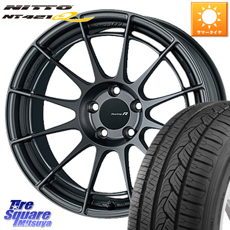 NITTO ニットー NT421Q サマータイヤ 255/55R18ENKEI エンケイ Racing Revolution NT03RR GM ホイール 18X8.5J 35 5穴 114.3 アウトランダーPHEV|タイヤスクエアミツヤ