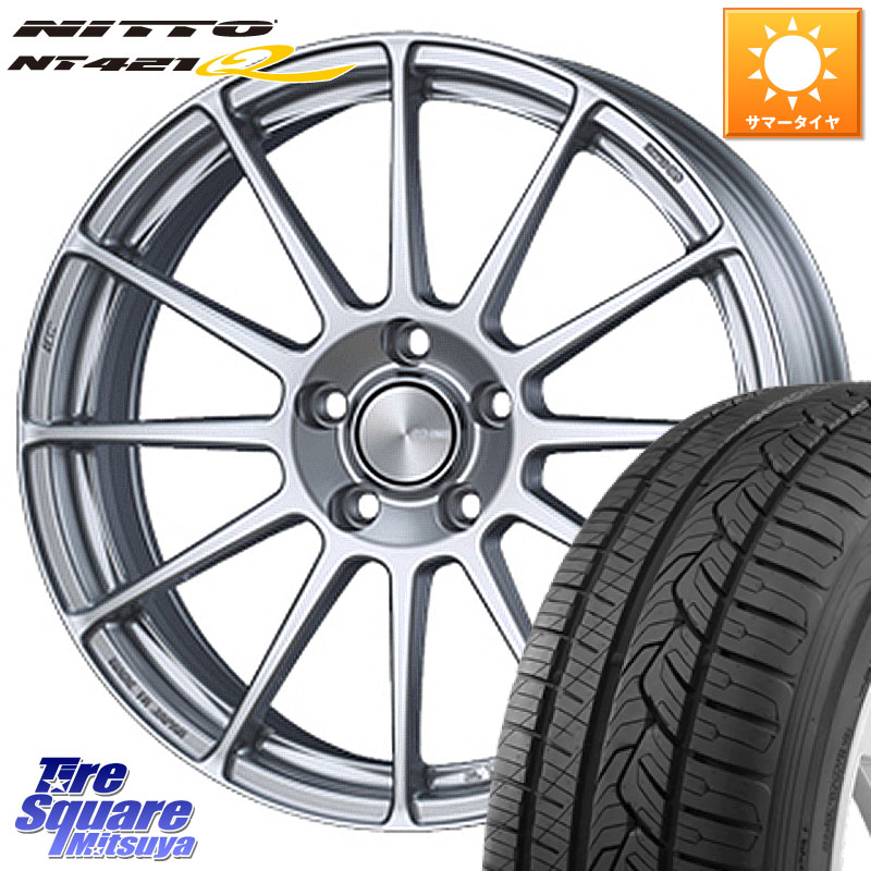 NITTO ニットー NT421Q サマータイヤ 255/55R18ENKEI エンケイ PerformanceLine PF03 ホイール 18X7.5J 38 5穴 114.3 アウトランダーPHEV|タイヤスクエアミツヤ