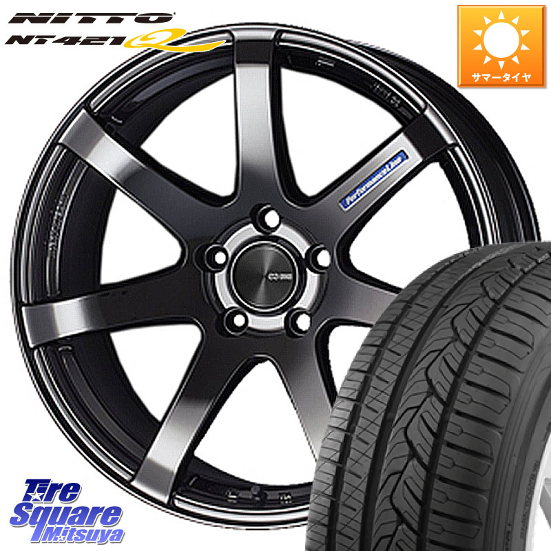 ENKEI エンケイ PerformanceLine PF07 -COLORS- 19 X 8.0J +45 5穴 114.3 NITTO ニットー NT421Q サマータイヤ 225/55R19 CX-5 CX-8 BT5レガシィアウトバック