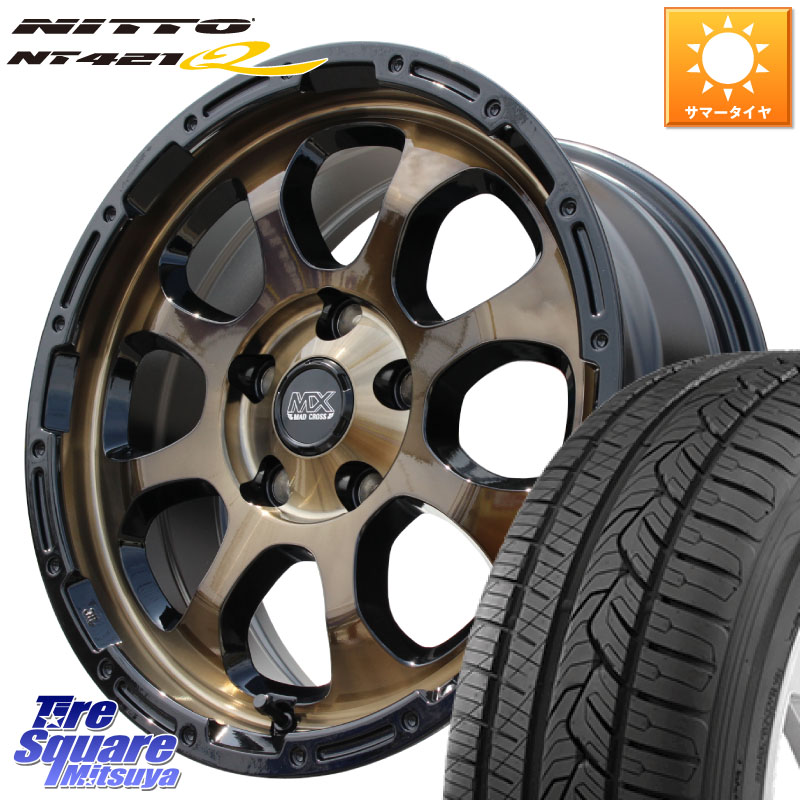 HotStuff マッドクロス GRACE グレイス BR 5H ブロンズ ホイール 17インチ 17 X 7.0J +45 5穴 114.3 NITTO ニットー NT421Q サマータイヤ 225/60R17 ZR-V レヴォーグレイバック SL系フォレスター SK系フォレスター
