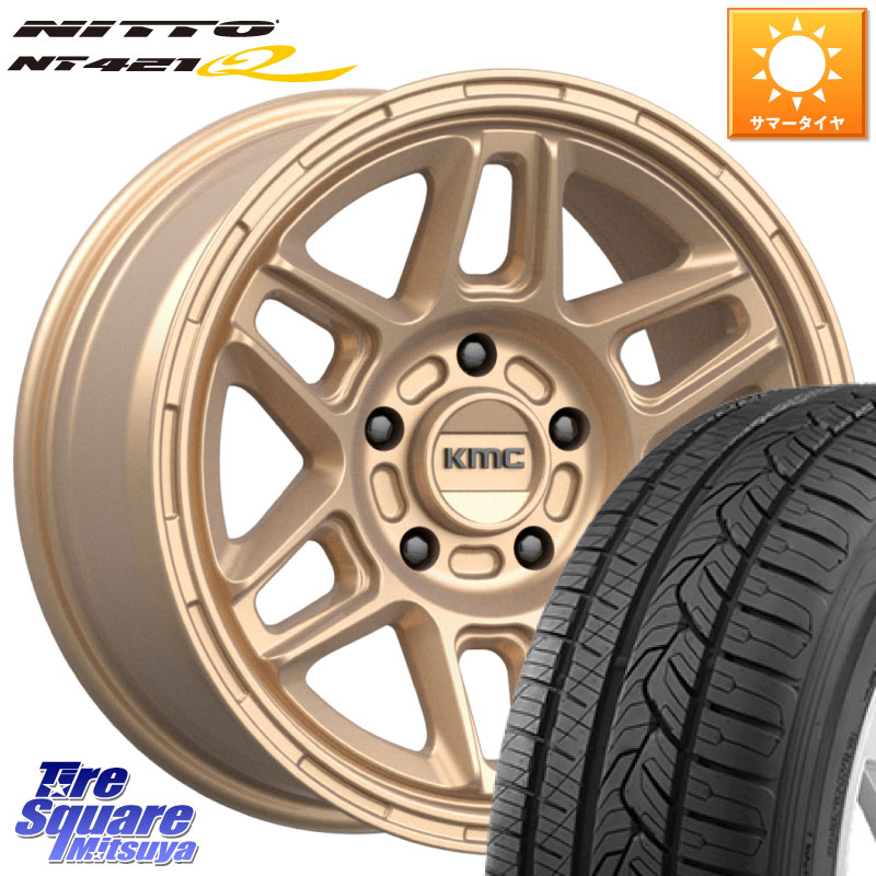 KMC KM716 NOMAD ホイール 17インチ 専用Nut別売 17 X 8.0J +38 5穴 114.3 NITTO ニットー NT421Q サマータイヤ 235/65R17