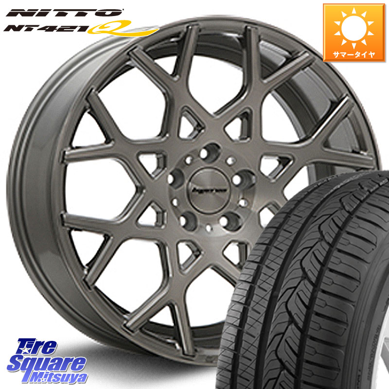 MLJ huperion ハイペリオン CVZ ホイール 20インチ 20 X 8.5J +45 5穴 114.3 NITTO ニットー NT421Q サマータイヤ 265/50R20