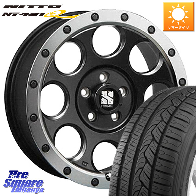 NITTO ニットー NT421Q サマータイヤ 225/65R17MLJ XJ03 エクストリームJ XTREME-J ホイール 17インチ 17X7.5J 42 5穴 114.3 50系RAV4 80系ハリアー T32エクストレイル CX-5 CX-8 BT5レガシィアウトバック ヴァンガード RAV4 30系 RAV4 50系 デリカD:5 D5 カスタムサイ|タイヤスクエアミツヤ