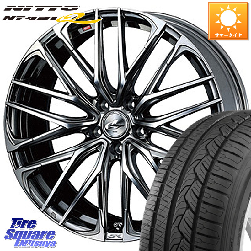 WEDS 【欠品次回05月上旬】 38342 レオニス SK ウェッズ Leonis ホイール 19インチ 19 X 8.0J +43 5穴 114.3 NITTO ニットー NT421Q サマータイヤ 235/55R19 50系RAV4 80系ハリアー FE0系アリアARIYA T33エクストレイル CX-60 CX-80