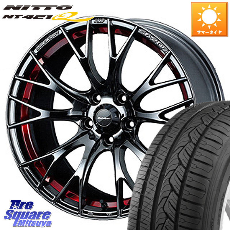 WEDS 72800 SA-20R SA20R ウェッズ スポーツ ホイール 18インチ 18 X 7.5J +45 5穴 114.3 NITTO ニットー NT421Q サマータイヤ 215/50R18 ヤリスクロス