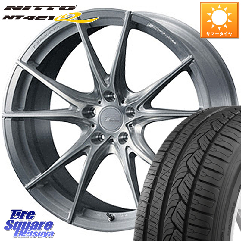 WEDS F ZERO FZ-2 FZ2 鍛造 FORGED ホイール18インチ エフゼロ 18 X 7.5J +38 5穴 114.3 NITTO ニットー NT421Q サマータイヤ 235/55R18