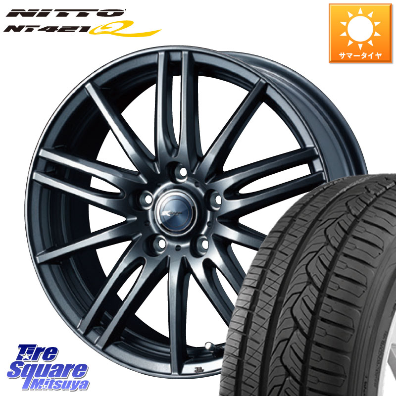 WEDS ウェッズ ZAMIK ザミック TITO 17インチ 17 X 6.5J +45 5穴 114.3 NITTO ニットー NT421Q サマータイヤ 235/65R17