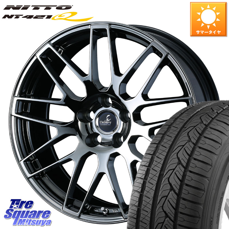 WEDS 41091 Delmore デルモア LC.S M14 DSNS仕様(レクサス・トヨタ専用) 19 X 8.0J(M14B) +40 5穴 114.3 NITTO ニットー NT421Q サマータイヤ 235/55R19 クラウンスポーツ・エステート ハイブリッドZ スバル ソルテラ