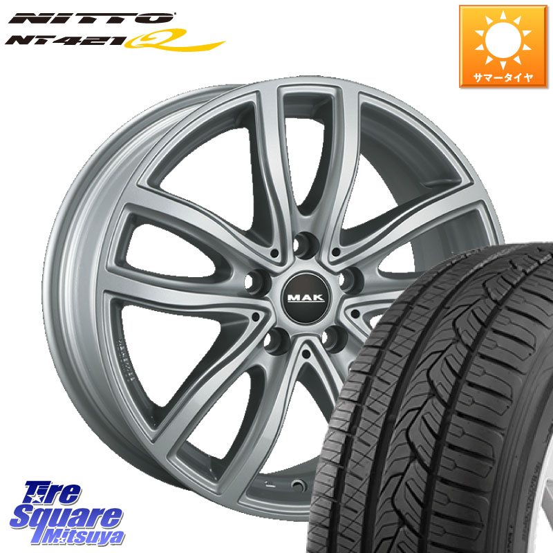 阿部商会 MAK FAHR ホイール 20インチ 20 X 8.0J(BMW G02) +30 5穴 112 NITTO ニットー NT421Q サマータイヤ 245/45R20 BMW X4 G02