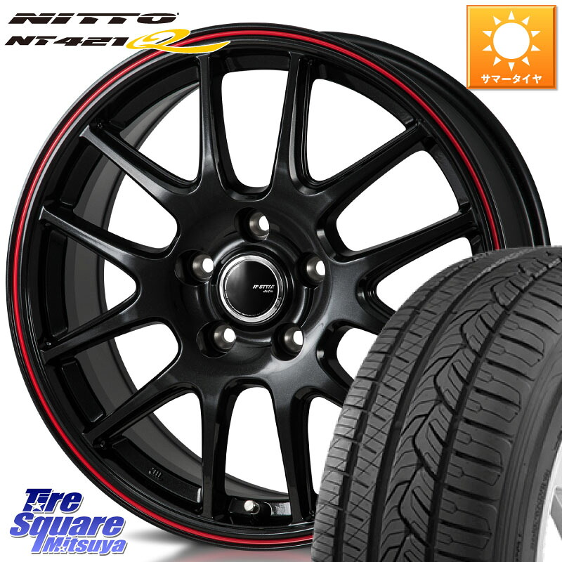 NITTO ニットー NT421Q サマータイヤ 225/65R17MONZA JP STYLE Jefa ジェファ 17インチ 17X7.0J 38 5穴 114.3 50系RAV4 80系ハリアー T32エクストレイル CX-5 CX-8 BT5レガシィアウトバック ヴァンガード RAV4 30系 RAV4 50系 デリカD:5 D5 カスタムサイズ NX レクサス|タイヤスクエアミツヤ
