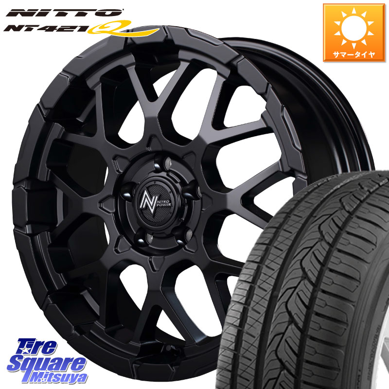 NITTO ニットー NT421Q サマータイヤ 235/60R18MANARAY MID ナイトロパワー M28 BULLET-S 18インチ 18X7.0J 42 5穴 114.3 CX-60 RAV4 50系 デリカD:5 D5 カスタムサイズ RX レクサス CX-5 CX5 MAZDA CR-V｜タイヤスクエアミツヤ