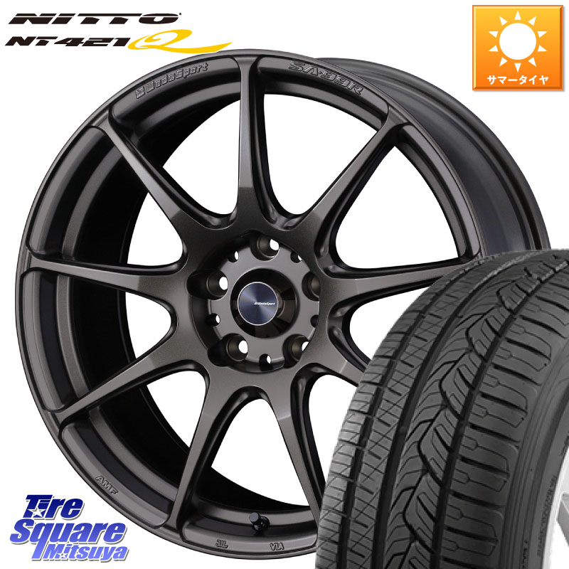 WEDS ウェッズ スポーツ SA99R SA-99R 18インチ 18 X 7.5J +45 5穴 114.3 NITTO ニットー NT421Q サマータイヤ 215/50R18 ヤリスクロス