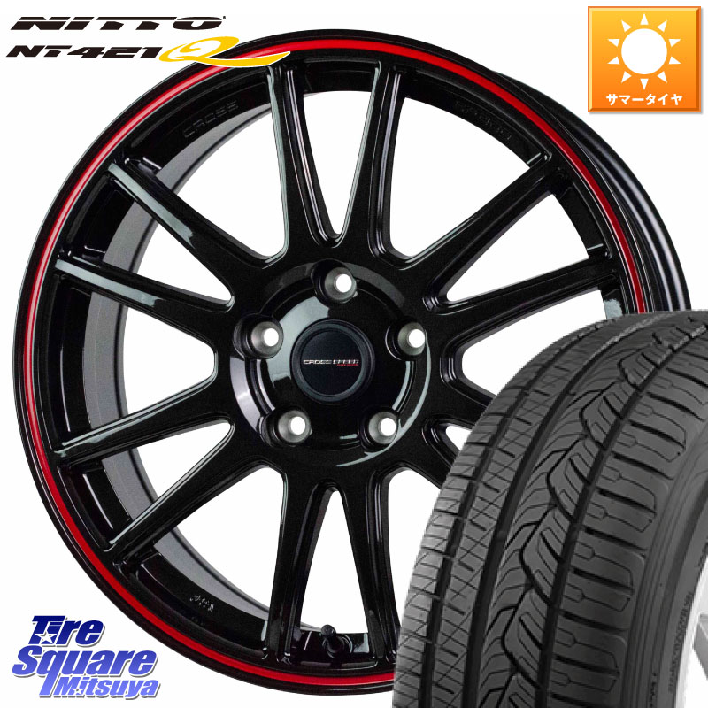 NITTO ニットー NT421Q サマータイヤ 235/55R18HotStuff クロススピード CR6 CR-6 軽量ホイール 18インチ 18X8.0J 45 5穴 114.3 CX-5 CX-8 ヴァンガード NX レクサス ハリアー｜タイヤスクエアミツヤ 84,222円