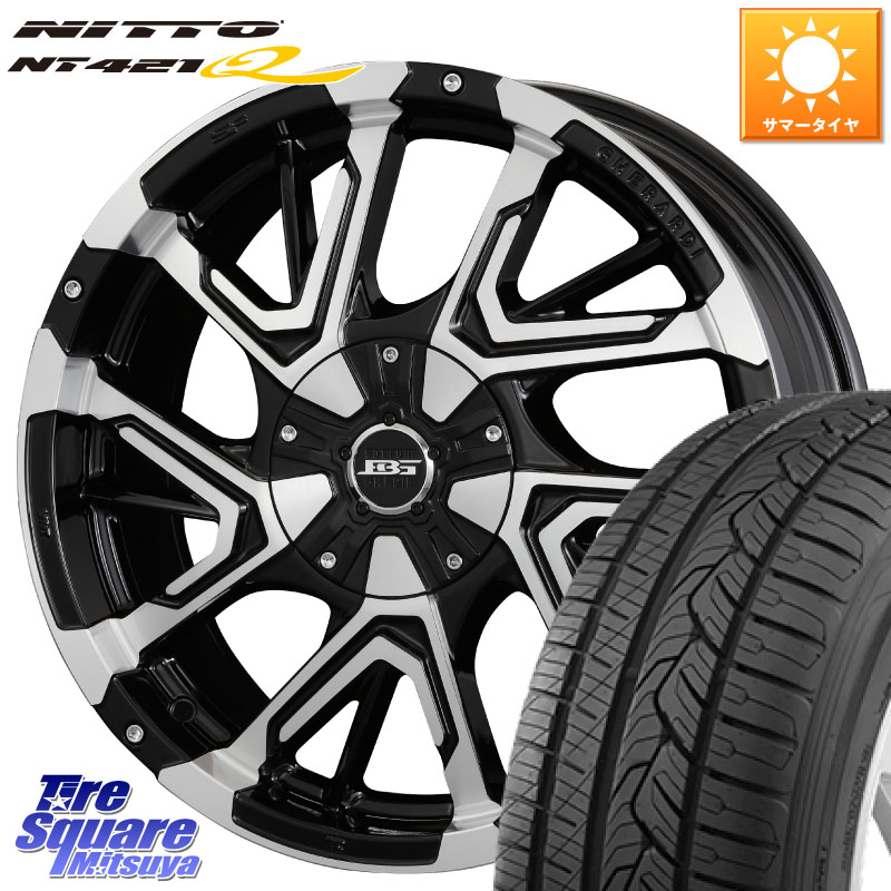 NITTO ニットー NT421Q サマータイヤ 225/60R17KOSEI ボトムガルシア ゲラルディ ホイール 17X7.0J 42 5穴 114.3 30系アルファード/ヴェルファイア デリカD:5 SL系フォレスター SK系フォレスター エクストレイル X-TRAIL 日産 ヴェルファイアハイブリッド ヴェルファイ｜タイヤスクエアミツヤ