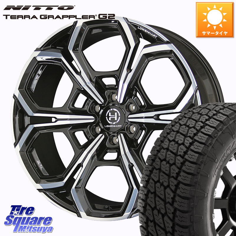 NITTO ニットー テラグラップラー TERRA GRAPPLER G2 サマータイヤ 285/45R22KYOHO LOWENHART FLG_1 FORGED ホイール 22インチ 22X10.0J(M14) 50 6穴 139.7 ランドクルーザー 300 ランドクルーザー 250｜タイヤスクエアミツヤ