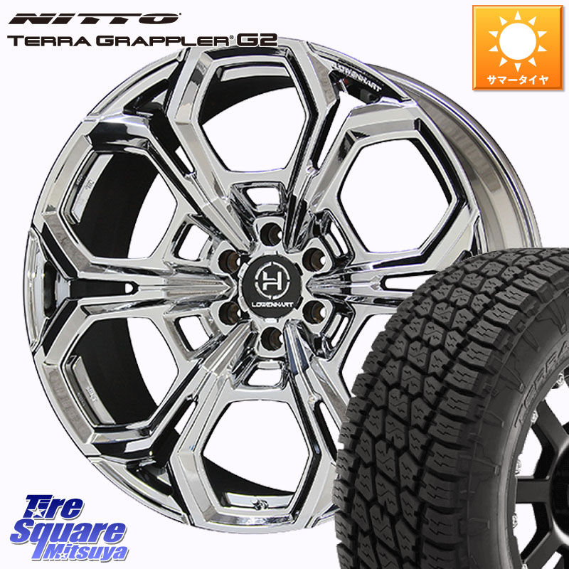 KYOHO LOWENHART FLG_1 FORGED ホイール 22インチ 22 X 10.0J(M14) +50 6穴 139.7 NITTO ニットー テラグラップラー TERRA GRAPPLER G2 サマータイヤ 285/45R22