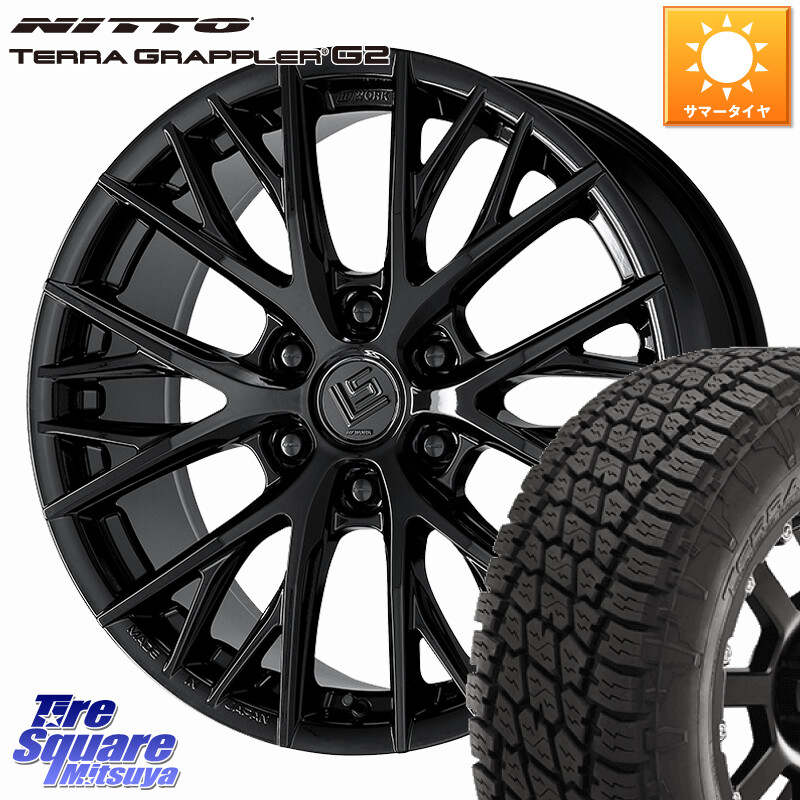 NITTO ニットー テラグラップラー TERRA GRAPPLER G2 サマータイヤ 285/45R22WORK LS VAJRA バサラ SUV LX ホイール 22インチ 22X10.0J(M14) 48 6穴 139.7 ランドクルーザー 300 ランドクルーザー 250｜タイヤスクエアミツヤ