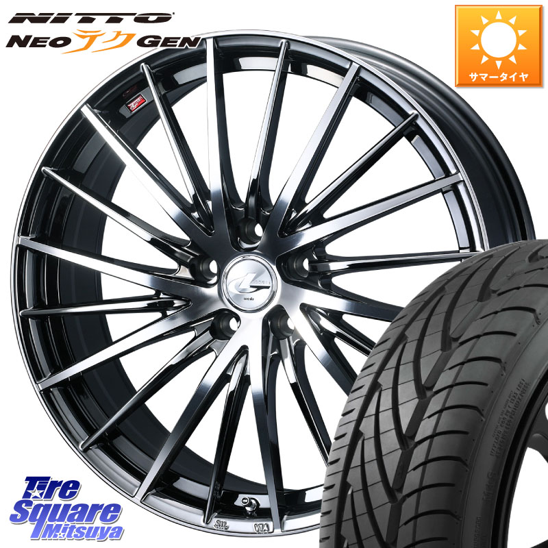 WEDS LEONIS FR レオニス FR ホイール 20インチ 20 X 8.0J +35 5穴 114.3 NITTO ニットー NEOテクGEN サマータイヤ 245/30R20