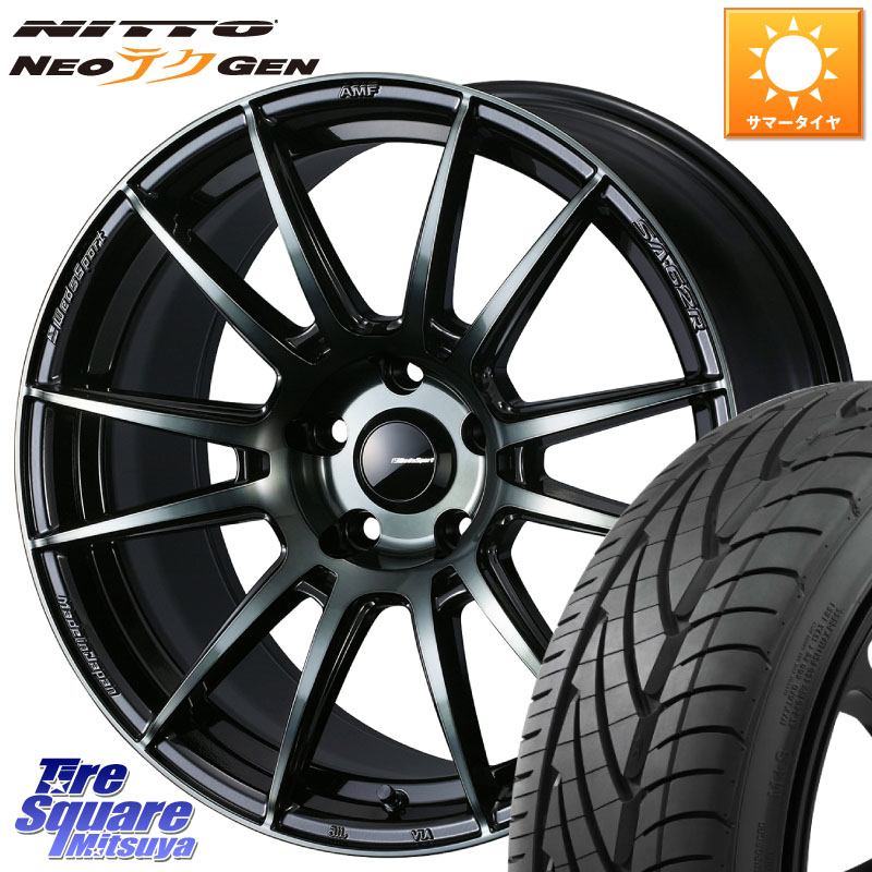 WEDS WedsSport SA-62R ホイール 18インチ 18 X 7.5J +45 5穴 114.3 NITTO ニットー NEOテクGEN サマータイヤ 215/40R18