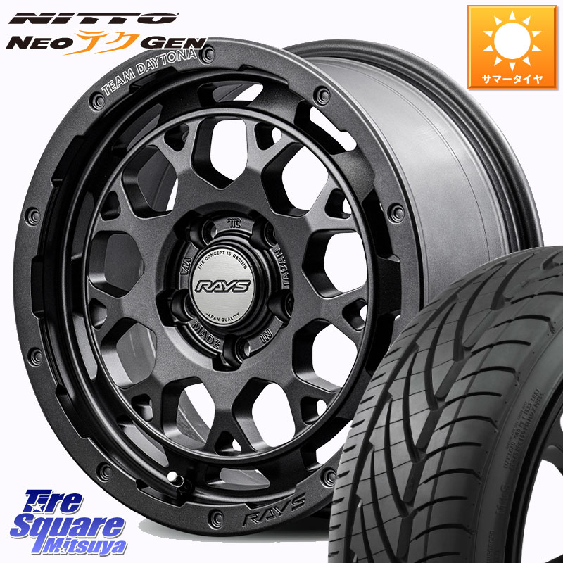 RAYS TEAM DAYTONA M9+ Spec M ホイール 18インチ 18 X 7.5J +38 5穴 114.3 NITTO ニットー NEOテクGEN サマータイヤ 215/40R18