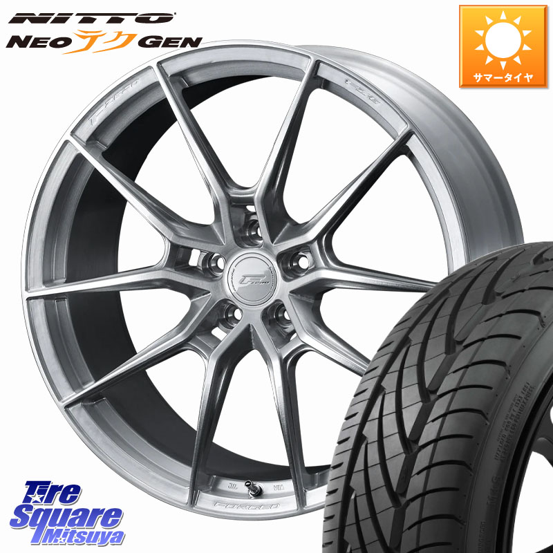 WEDS 【欠品次回4月下旬】 F ZERO FZ-6 FZ6 鍛造 FORGED ホイール 20インチ エフゼロ 20 X 8.5J +30 5穴 114.3 NITTO ニットー NEOテクGEN サマータイヤ 225/35R20