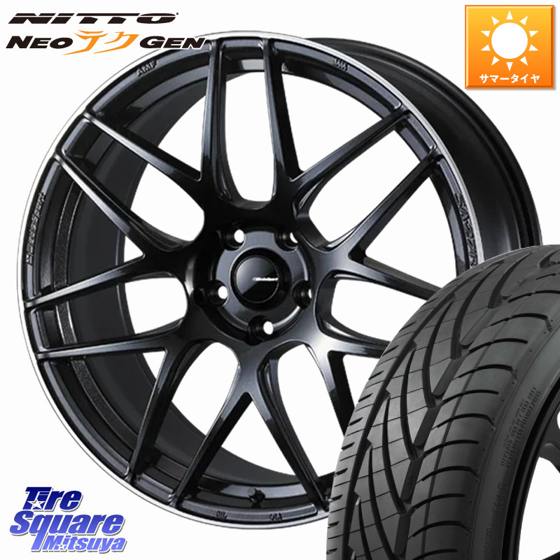 WEDS SA-27R ウェッズ スポーツ ホイール 19インチ 19 X 8.0J +45 5穴 114.3 NITTO ニットー NEOテクGEN サマータイヤ 245/35R19 WRX S4(VBH)