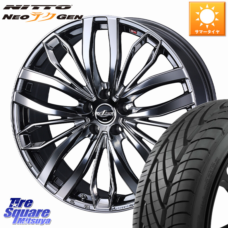 NITTO ニットー NEOテクGEN サマータイヤ 245/30R20WEDS LEONIS SC レオニスSC ホイール 20インチ 20X8.5J 35 5穴 114.3|タイヤスクエアミツヤ