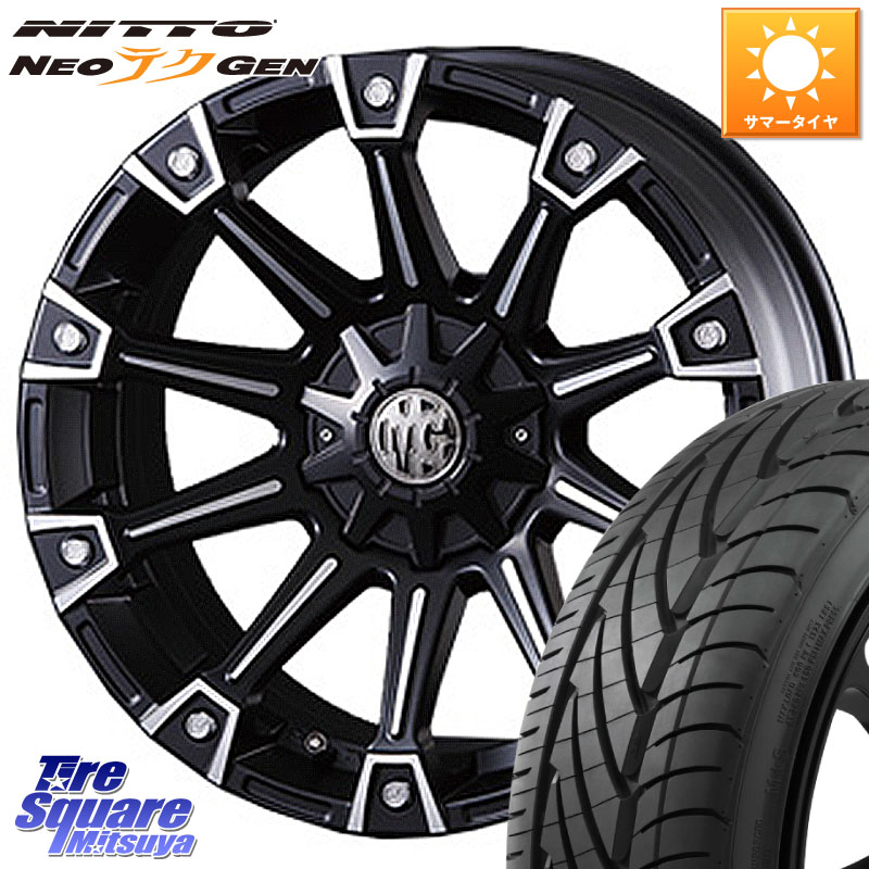 CRIMSON クリムソン MONSTER モンスター ホイール 20インチ 20 X 8.5J +35 5穴 114.3 NITTO ニットー NEOテクGEN サマータイヤ 245/30R20