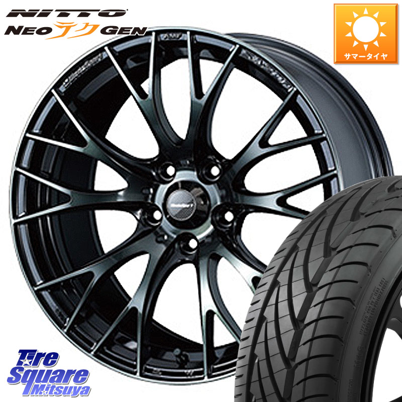 WEDS 72739 SA-20R SA20R ウェッズ スポーツ ホイール 18インチ 18 X 7.5J +45 5穴 114.3 NITTO ニットー NEOテクGEN サマータイヤ 215/40R18