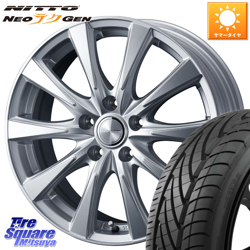 WEDS ジョーカースピリッツ ホイール 18 X 8.0J +45 5穴 114.3 NITTO ニットー NEOテクGEN サマータイヤ 215/40R18