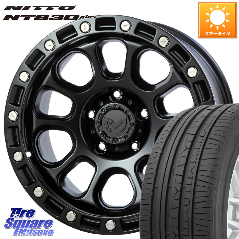 MKW M204 ブラックキャット 在庫● 17インチ ★サマーセール★ 17 X 8.0J +38 5穴 114.3 NITTO ニットー NT830 plus サマータイヤ 215/55R17