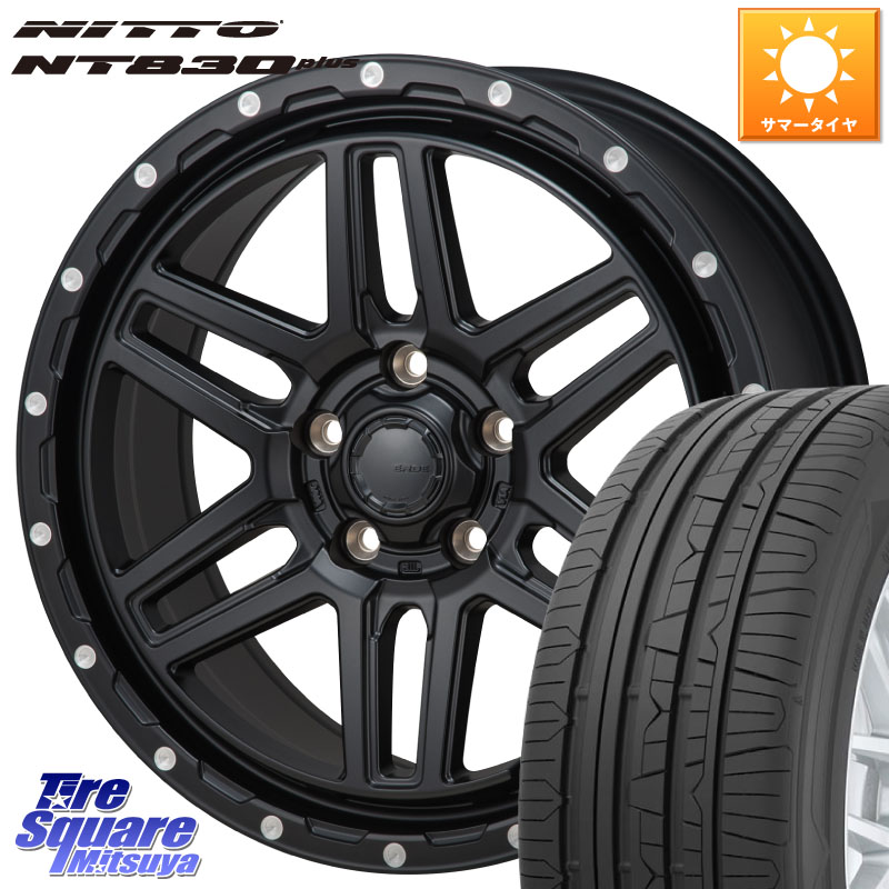 MONZA HI-BLOCK ERDE 17インチ 17 X 7.5J +41 5穴 114.3 NITTO ニットー NT830 plus サマータイヤ 215/50R17 プリウスアルファ リーフ