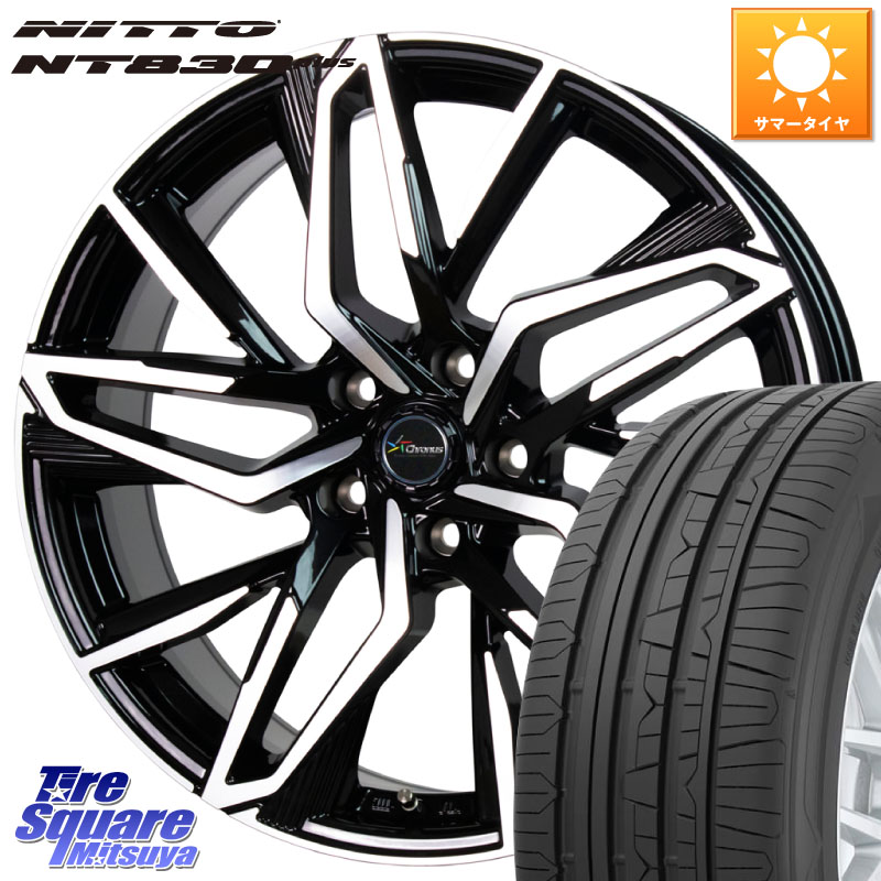 NITTO ニットー NT830 plus サマータイヤ 235/50R18HotStuff Chronus CH-112 クロノス CH112 ホイール 18インチ 18X8.0J 42 5穴 114.3 30系アルファード/ヴェルファイア 20系アルファード ヴェルファイアハイブリッド ヴェルファイア アルファード|タイヤスクエアミツヤ
