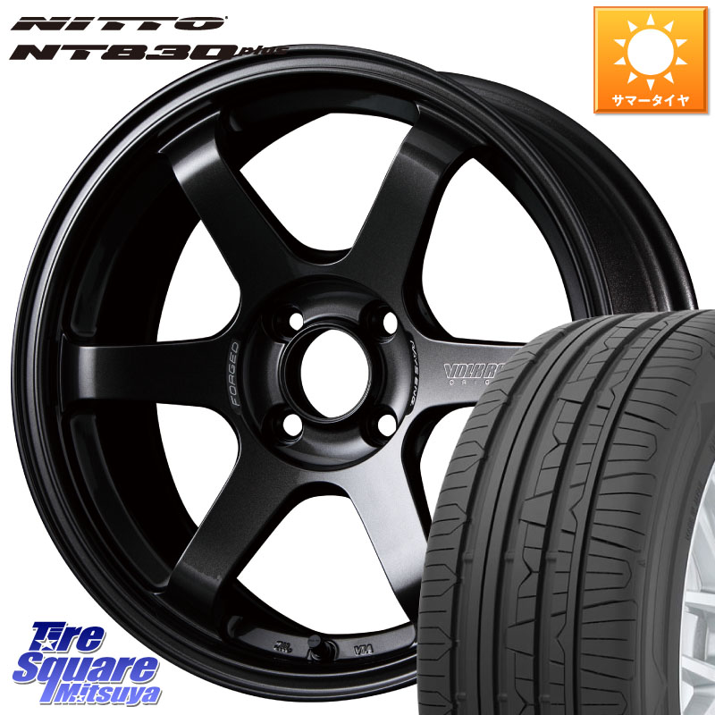 RAYS 【欠品次回9~10月】 VOLK RACING TE37 SONIC TE37 ソニック ホイール 15インチ 15 X 5.5J +45 4穴 100 NITTO ニットー NT830 plus サマータイヤ 165/55R15