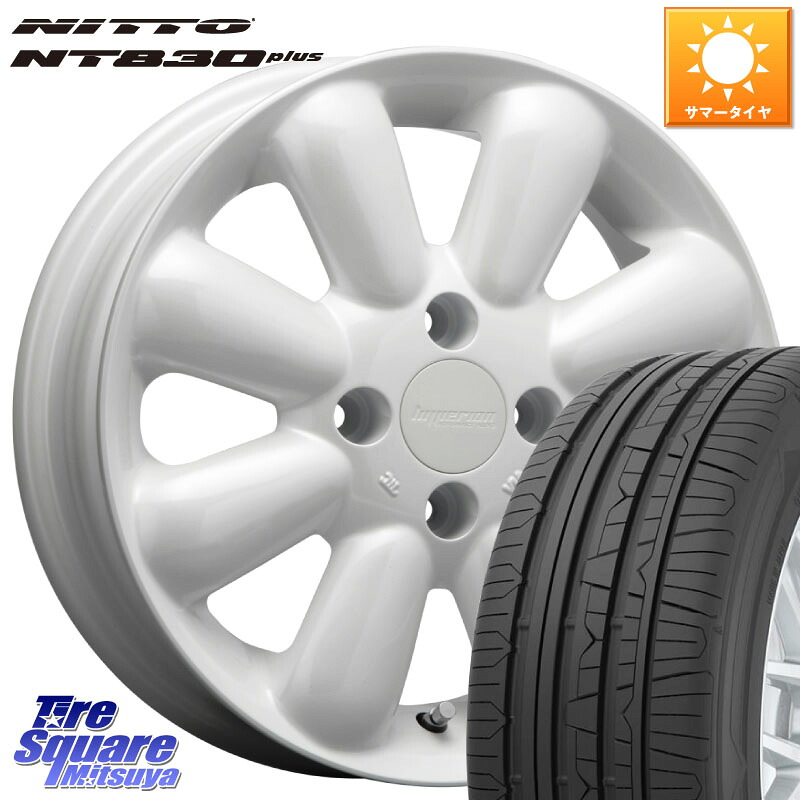 MLJ HYPERION PINO+ ハイペリオン ピノプラス ホイール 15インチ 15 X 4.5J +43 4穴 100 NITTO ニットー NT830 plus サマータイヤ 165/55R15 N-BOX タント スペーシア サクラ