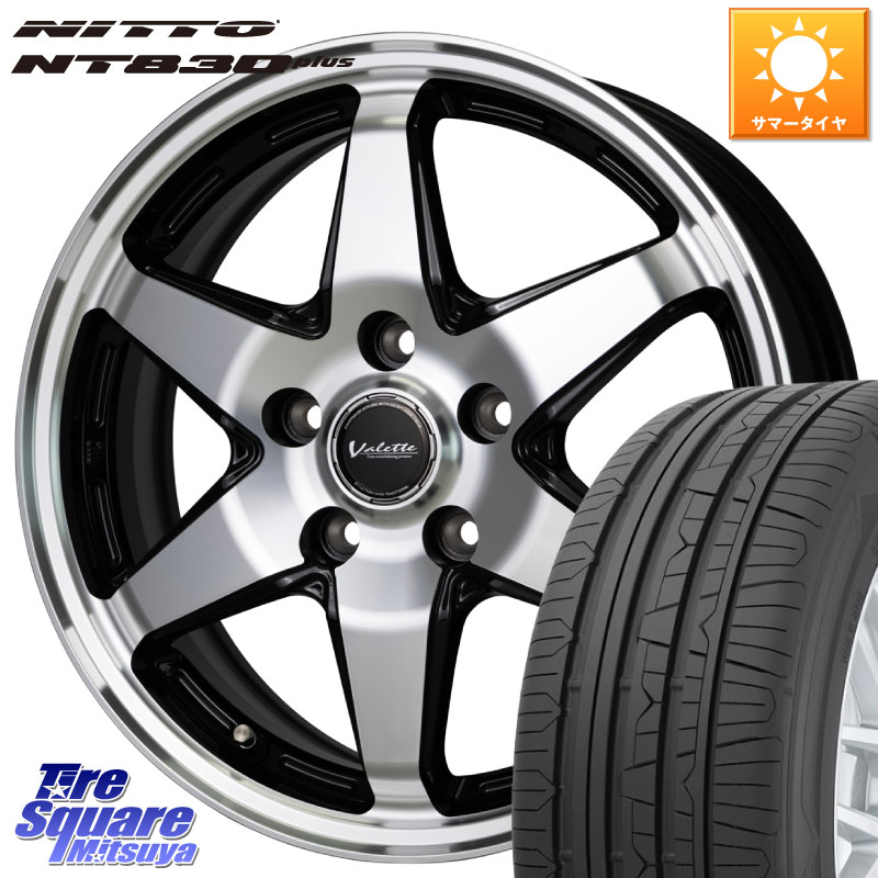 NITTO ニットー NT830 plus サマータイヤ 225/45R17HotStuff Valette ANKRAY アンクレイ ホイール 17インチ 17X7.0J 48 5穴 114.3|タイヤスクエアミツヤ