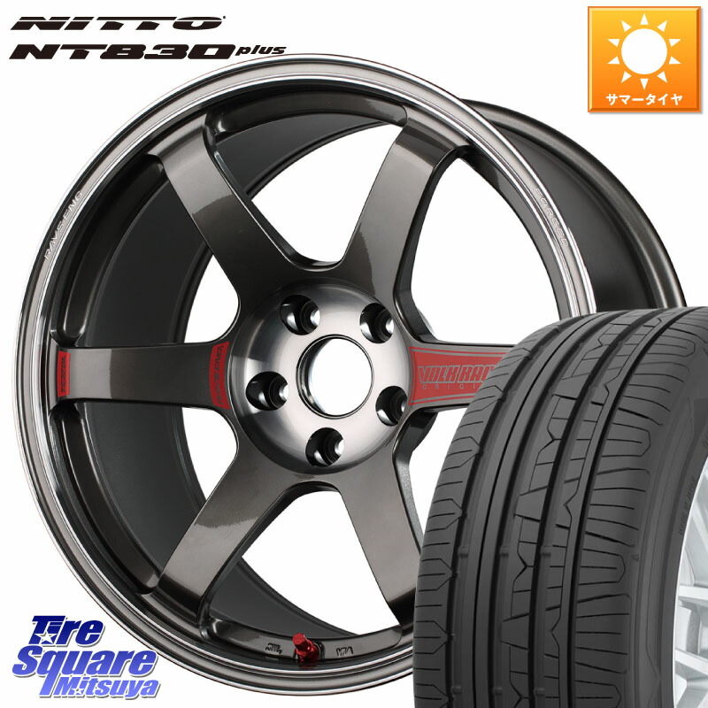 RAYS 【欠品次回10~11月】 VOLK RACING TE37 SAGA SL TE37 ホイール 18インチ 18 X 8.5J +45 5穴 114.3 NITTO ニットー NT830 plus サマータイヤ 235/45R18 CY2アコード 70系カムリ