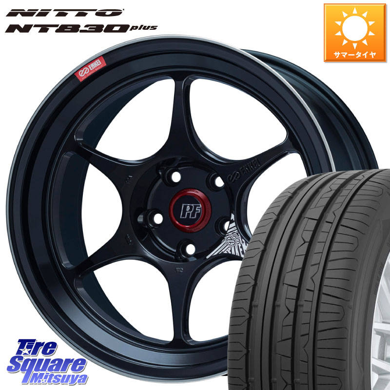 NITTO ニットー NT830 plus サマータイヤ 235/35R19ENKEI エンケイ PerformanceLine PF06 BK ホイール 19インチ 19X8.5J(GR YARIS RZ) 32 5穴 114.3 GRカローラ GRヤリス ローダウン向けチューナーサイズ｜タイヤスクエアミツヤ